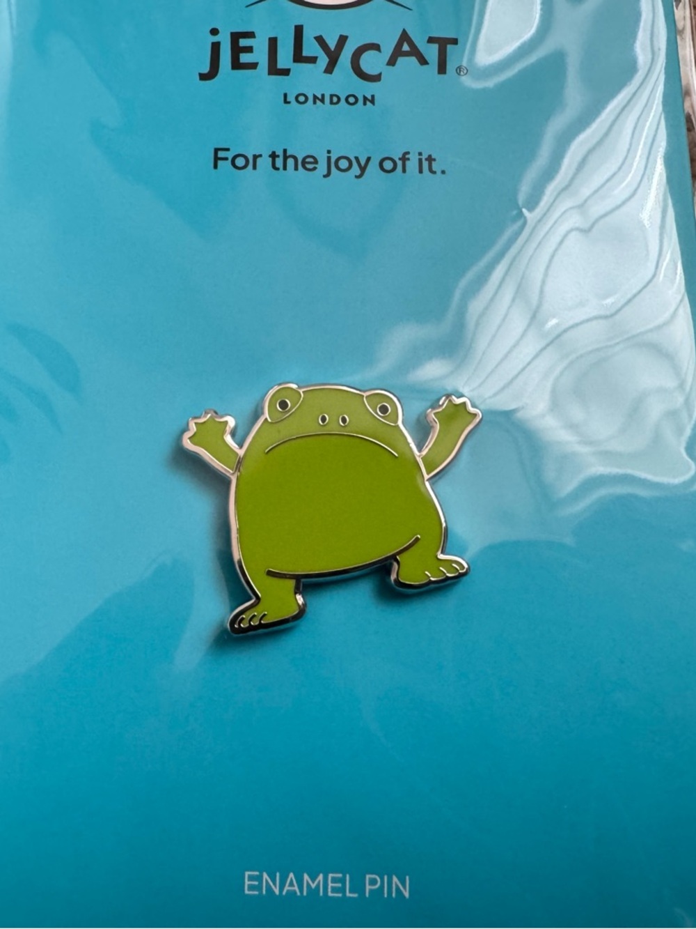 Jellycat Ricky Rain Frog Enamel Pin